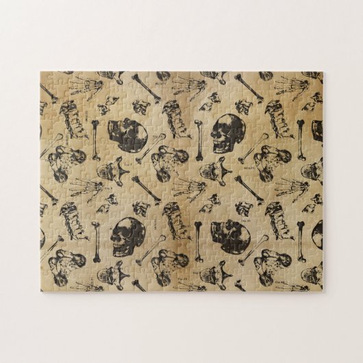 Echt harde botpuzzel legpuzzel (Horizontaal)