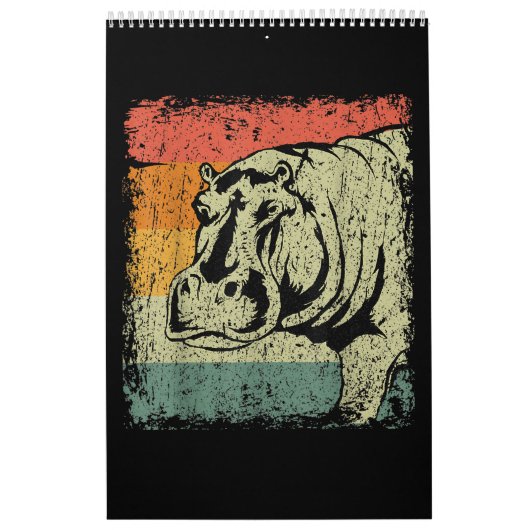 Echt  Hippopotamus Hippo | Hippo Lover Kalender (Hoes)