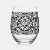 Echt koninklijk wijnglas zonder voet (Links)