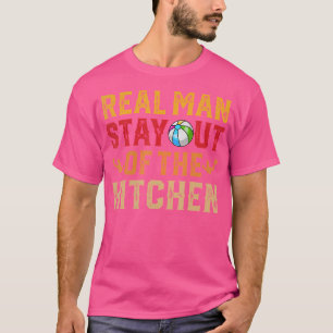 Echt Man Blijf uit de keuken Grappig waterpolo T-shirt