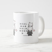 Echt Man Houd Mokken en katten met drie eenheden v (Voorkant rechts)