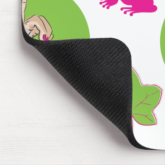 Echt meisje Mousepad Muismat (Hoek)