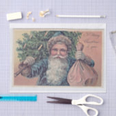 Echt (niet AI) Groot Santa Briefkaart Tissuepapier (Craft)