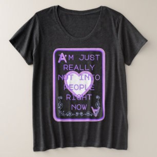 Echt Niet Gezellig Op Het Moment Hart Van De Aas Grote Maat T-shirt