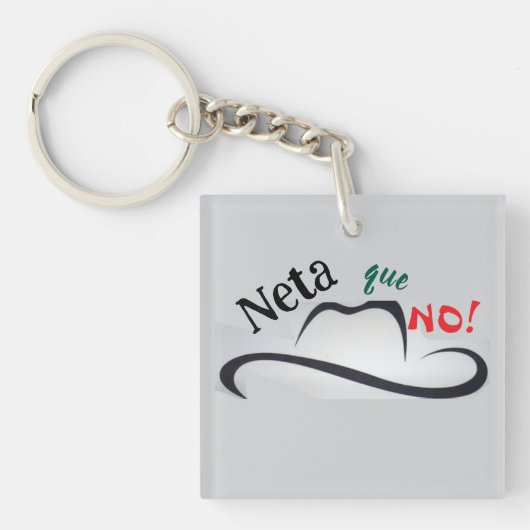 Echt niet! sleutelhanger (voorkant)