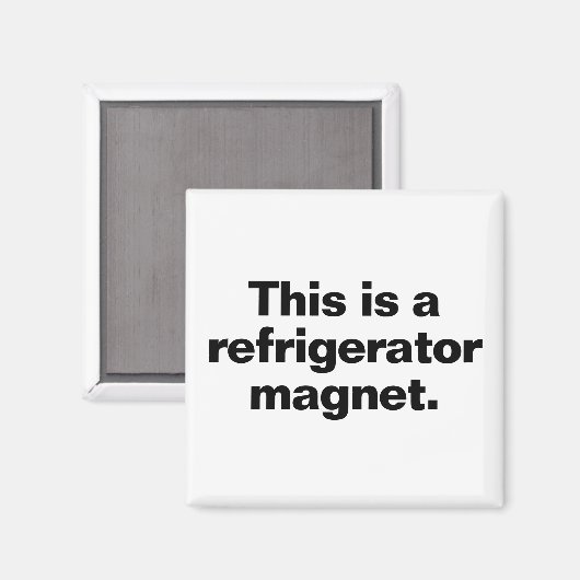 Echt nuttig, spreekt voor zichzelf magneet (Voorkant / Achterkant)