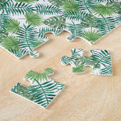 Echt onmogelijke groene palmbladeren puzzel legpuzzel (Zijkant)