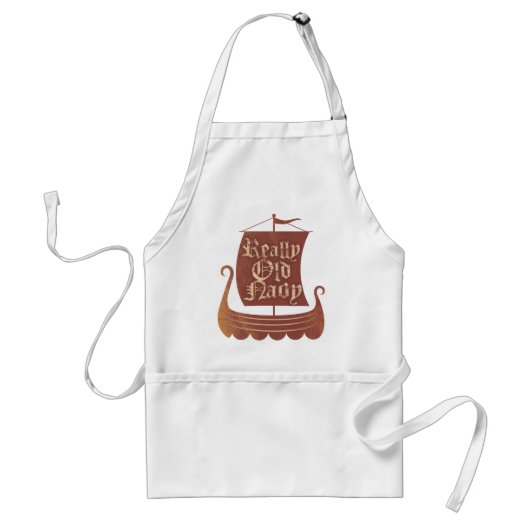 Echt oud Scandinavisch Apron Standaard Schort (Voorkant)