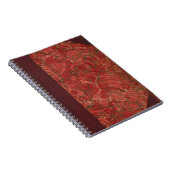 Echt : oude antiek boekomslag - retro notitieboek (Rechterzijde)