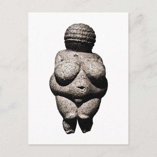 Echt oude vrouwen: Venus of Willendorf Briefkaart (Voorkant)