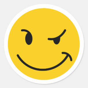 Echt pictogram ronde sticker