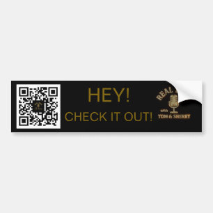 Echt praten met Tom & Sherry Podcast Bumpersticker