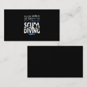 Echt scuba-duikend meisje: sommigen zwemmen grappi informatiekaartje (Voorkant / Achterkant)