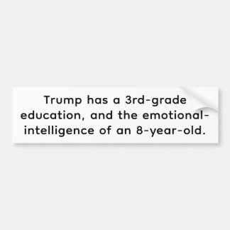 Echt Stomme Trump Hankamer Artjunkhaus Stripverhaa Bumpersticker