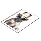 Echt stookolie met bril notitieboek (Linkerzijde)