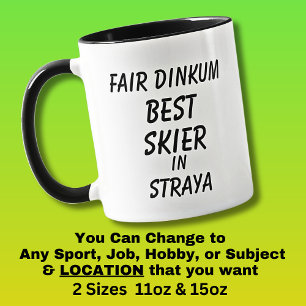 Echt waar BESTE SKIËR in Australië  Mok