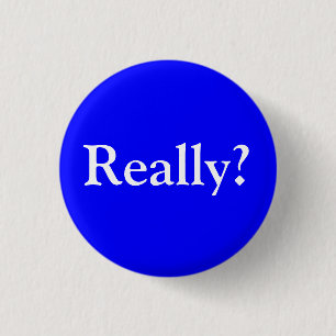Echt waar? Knoop Ronde Button 3,2 Cm