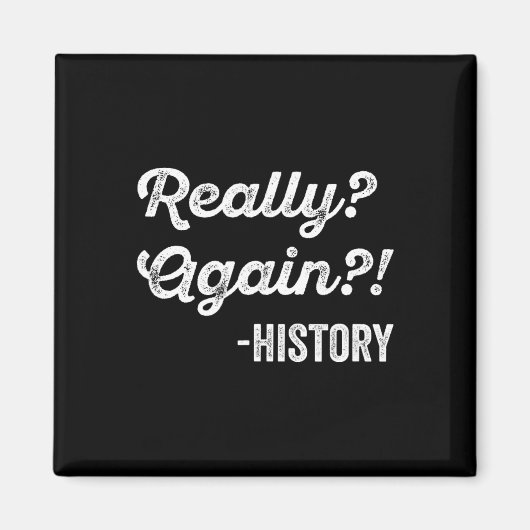Echt weer! Geschiedenis Geschiedenis Leraar Grappi Magneet (Voorkant)