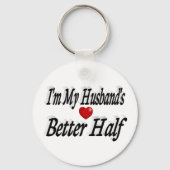 Echtband citeert zwarte tekst sleutelhanger (Voorkant)