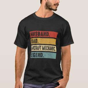 Echtband Pap Vliegtuig Mechanisch Vliegtuig Mechan T-shirt