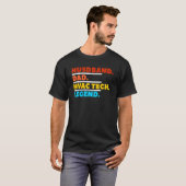 Echtbare vader Hvac Tech Legend Technicus T-shirt (Voorkant volledig)