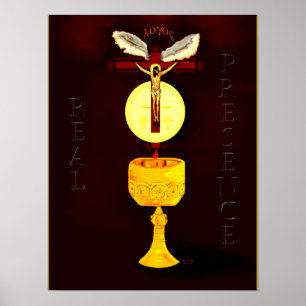 Echte aanwezigheid poster