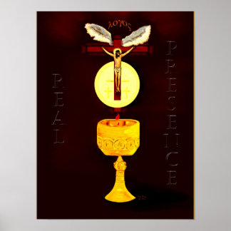 Echte aanwezigheid poster