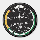 Echte Airspeed Indicator voor Nerd Geeks Magneet (Voorkant)