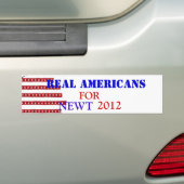 ECHTE AMERIKANEN VOOR NIEUWT 2012 BUMPERSTICKER (Op auto)