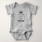 Echte Baby van de kroon Dilly Dilly Romper (Voorkant)