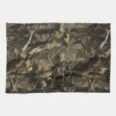 Echte boom camouflage keukenhanddoek (Horizontaal)
