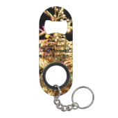 Echte boom Echte sneeuw Echte Kerstmis! Mini Flessenopener (Achterkant)