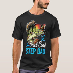 Echte Coole Stiefvader Visser Vader Vaderdag Fi T-shirt