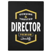 Echte directeur Cadeauideeën Klembord (Achterkant)