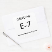 Echte E-7 Joke Stickers (Envelop)