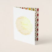 Echte eikenbladeren en Herfst van eikenbomen Folie Kaarten (Voorkant)