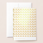 Echte eikenbladeren en Herfst van eikenbomen Folie Kaarten (Met envelop)