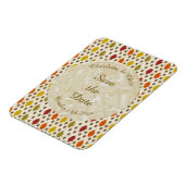 Echte eikenbladeren en Herfst van eikenbomen Magneet (Linkerzijde)