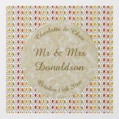 Echte eikenbladeren en Herfst van eikenbomen Raamsticker (Vel)