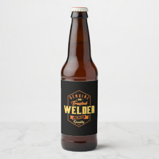 Echte en vertrouwde Welder Bier Etiket