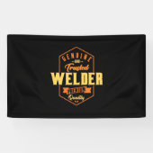 Echte en vertrouwde Welder Spandoek (Horizontaal)