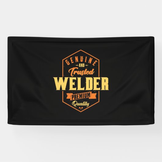 Echte en vertrouwde Welder Spandoek (Horizontaal)