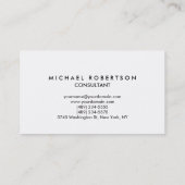 Echte exclusieve monogram Rood wit speciaal Visitekaartje (Achterkant)