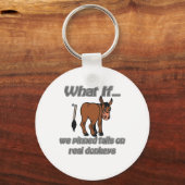 echte ezels sleutelhanger (Voorkant)