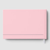 Echte Folie Eenvoudig Modern Silver Script Wedding Gastenboek (Achterkant)