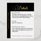 Echte Folie Elegante Vlinderbehuizing Kaarten (Voorkant)