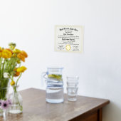 Echte folie High School Afstuderen Diploma Homesch Afdrukken (Laag (Keuken))