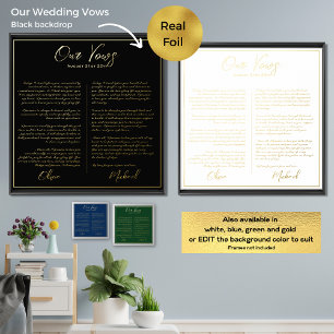 Echte Folie Onze WEDDING STEMT Passen getrouwd, me Afdrukken