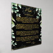 Echte Folie Ouders van Bruid Bruidegom Moeder Vade Folie Afdrukken (Laagn)