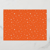 Echte Folie zorgt ervoor dat Spooky Halloween Foto Folie Uitnodiging (Achterkant)